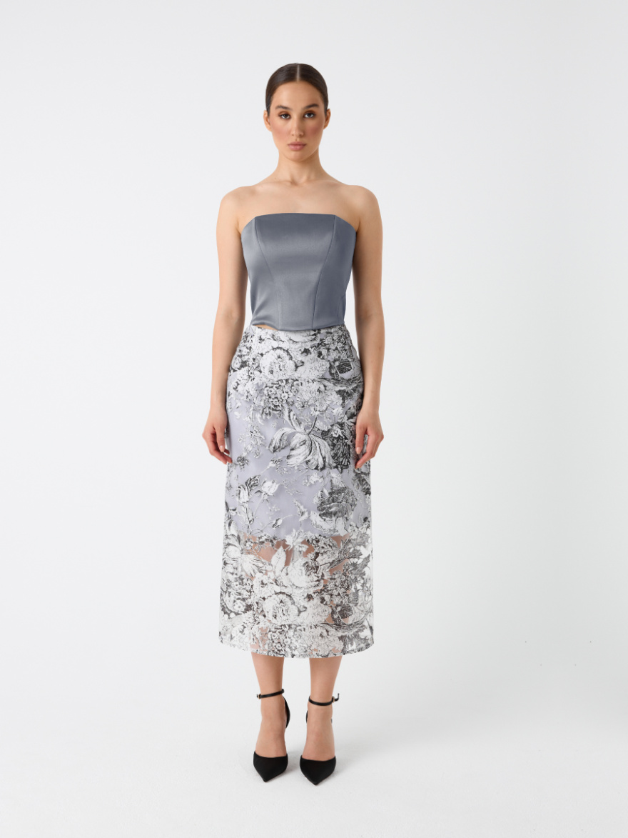 Юбка 2.4.4-832.1-4 (принт эдем) (ELNY) 0