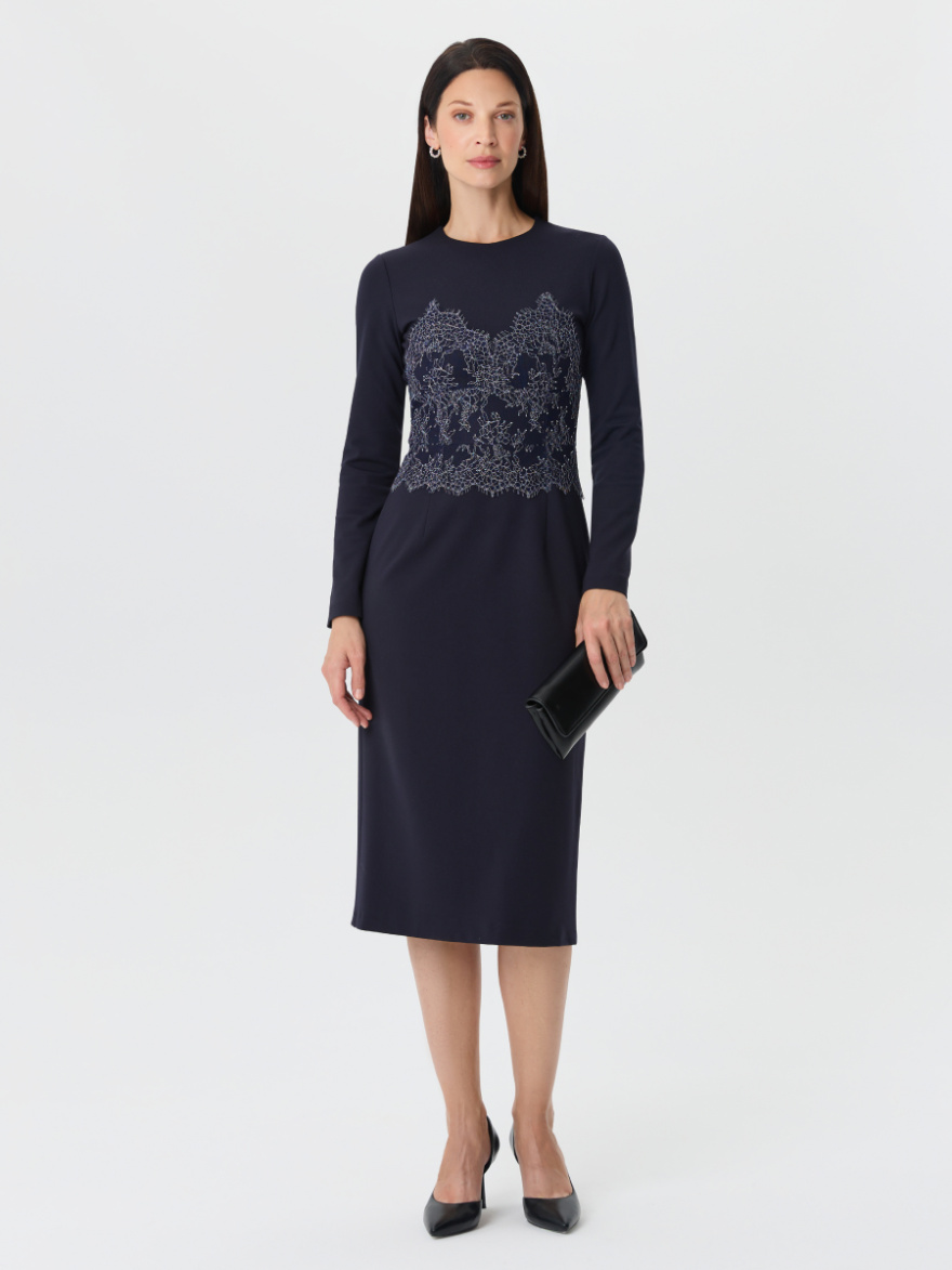 Платье 4.1.1-957-4 (синий) (ELNY) 0