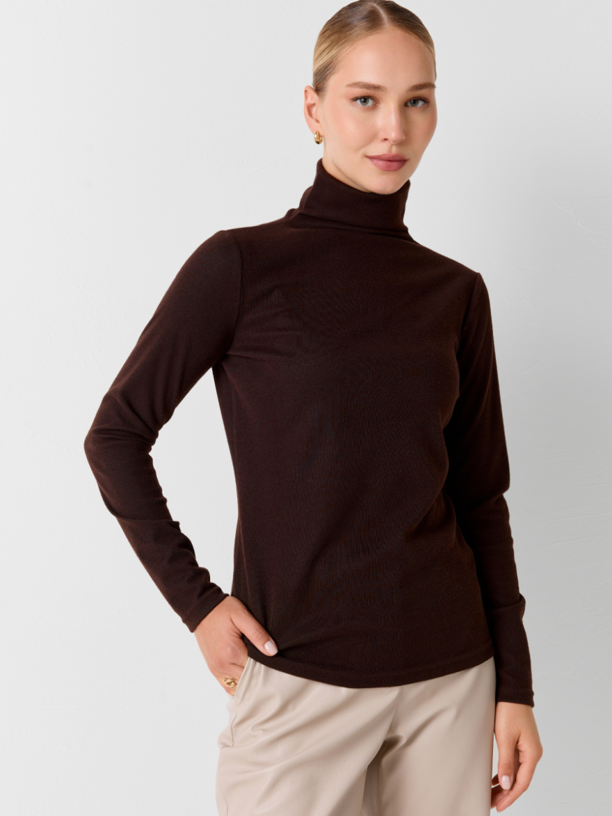 Джемпер 4.6.1-256-4 (горький шоколад) (ELNY) 0