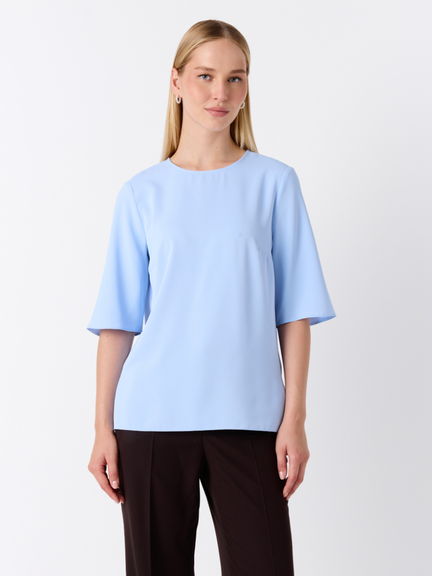 Блузка 2.7.3-865-4 (небесный) (ELNY) 0