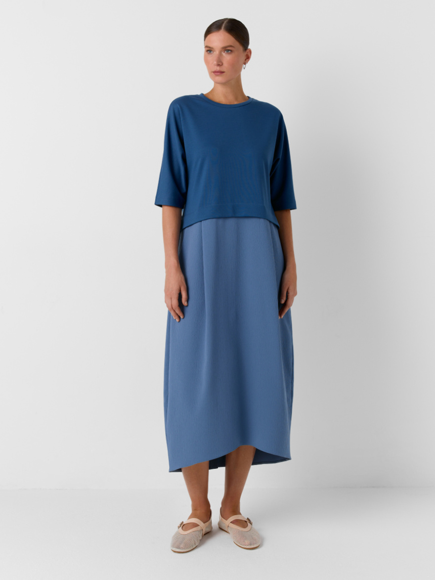 Платье 4.1.3-544.3-5 (синий туман) (ELNY) 0