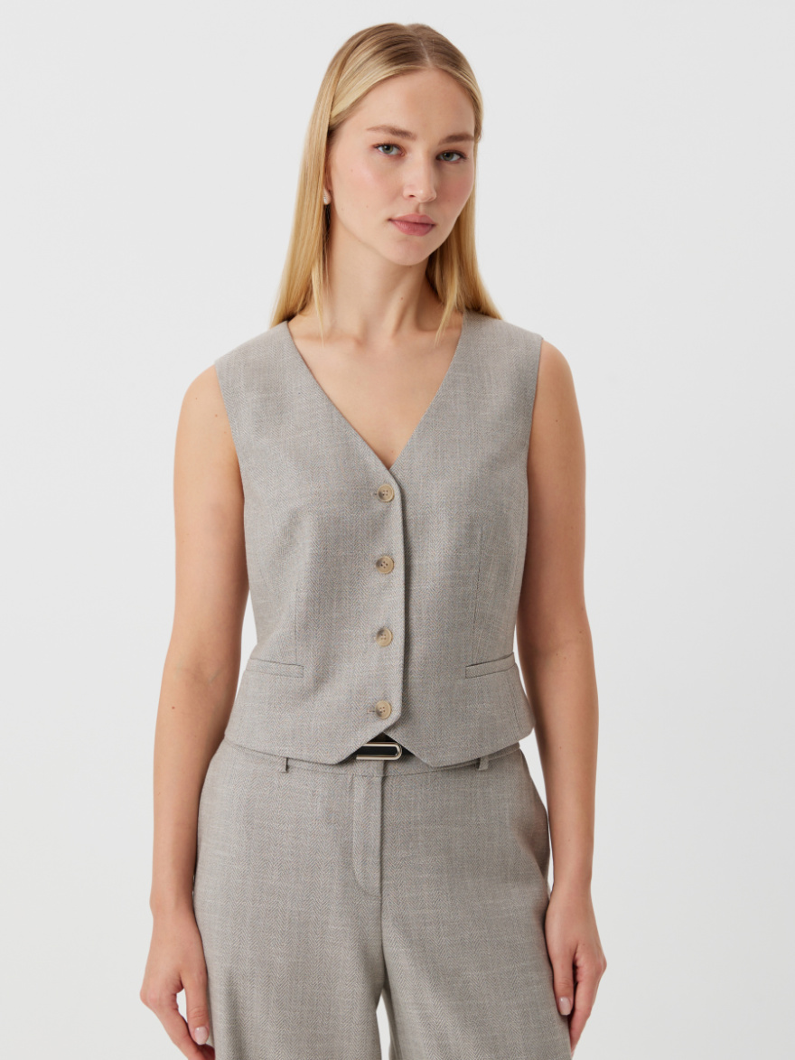 Жилет 2.9.3-429-5 (твид ёлочка) (ELNY) 0