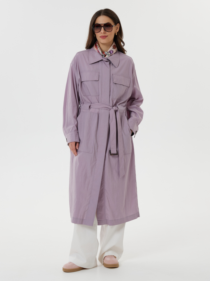 Плащ 1.11.2-2-6 (сиреневый) (ELNY) 0