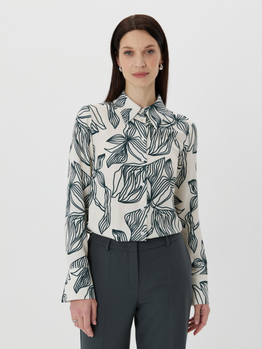 Рубашка 2.73.1-896-5 (цветочная инкрустация) (ELNY) 0