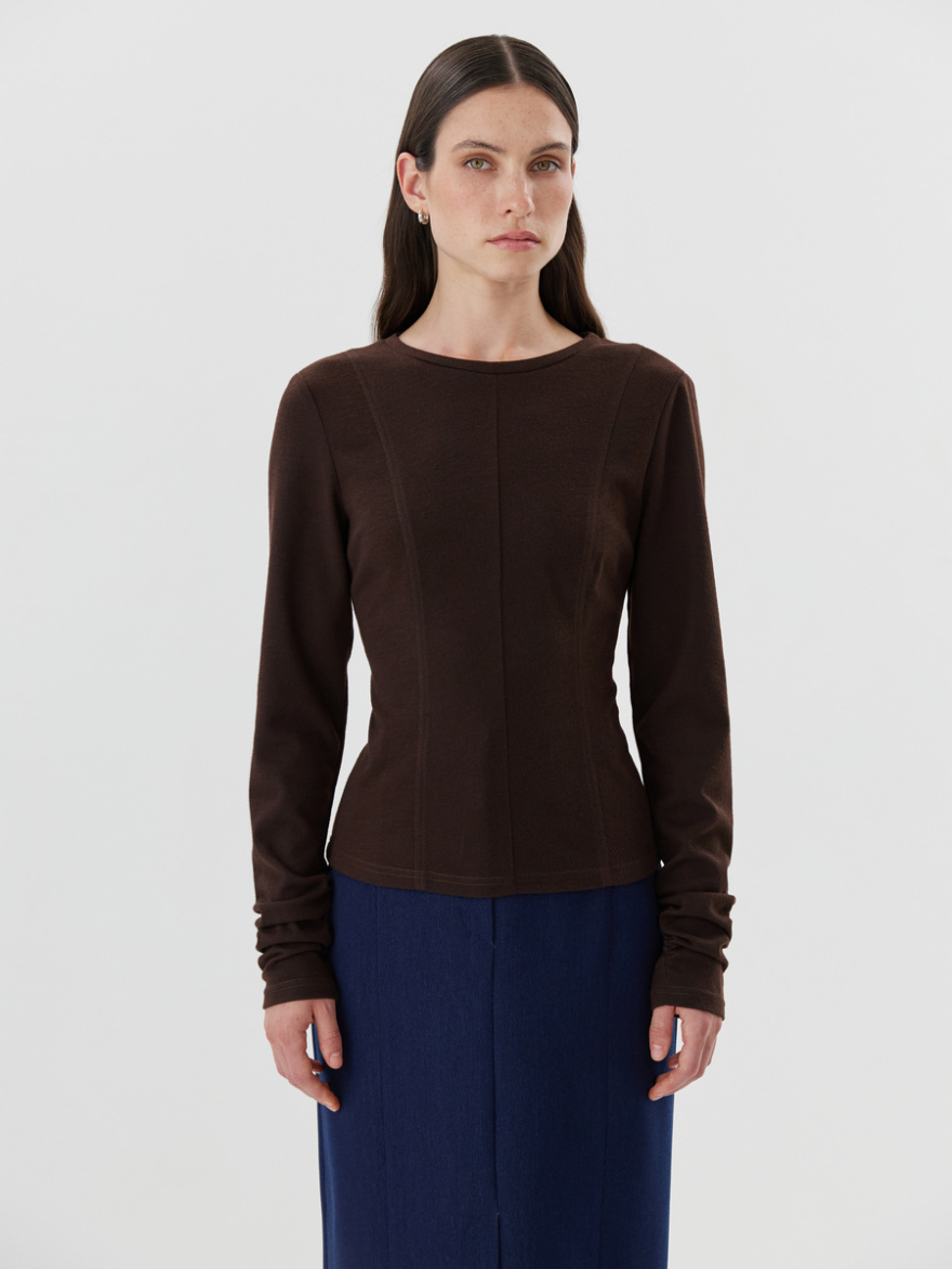 Джемпер 4.6.1-285-6 (шоколад) (ELNY) 0