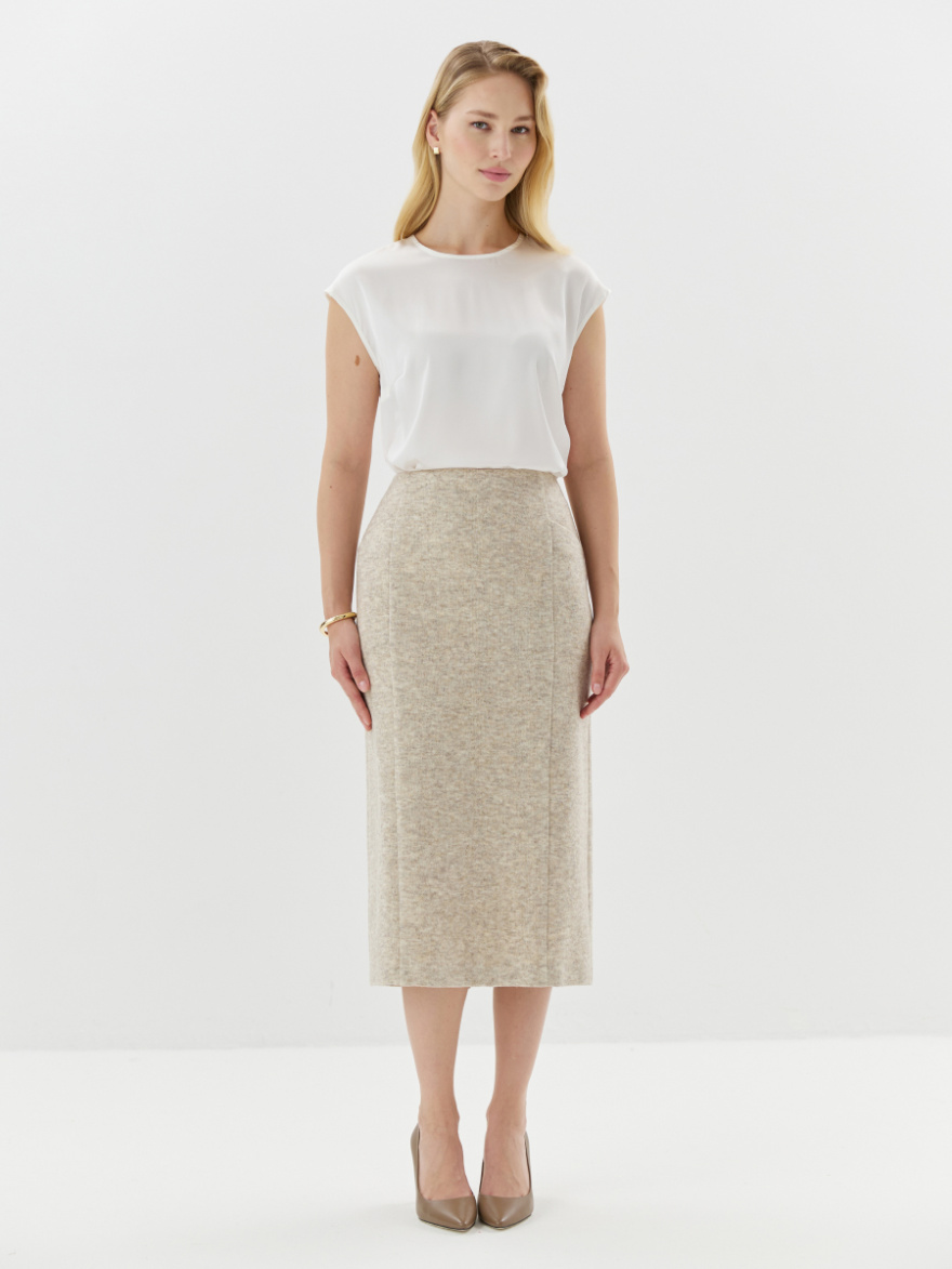 Юбка 4.4.1-862-6 (выбеленный меланж) (ELNY) 0