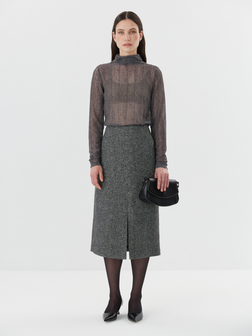 Юбка 2.4.4-856-5 (английский твид) (ELNY) 0
