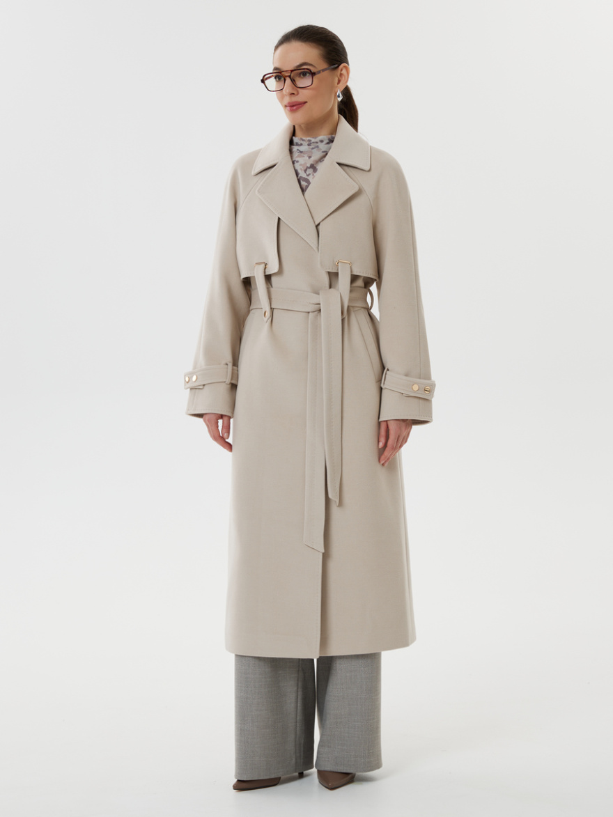 Пальто 1.10.1-27-6 (кремовый) (ELNY) 0