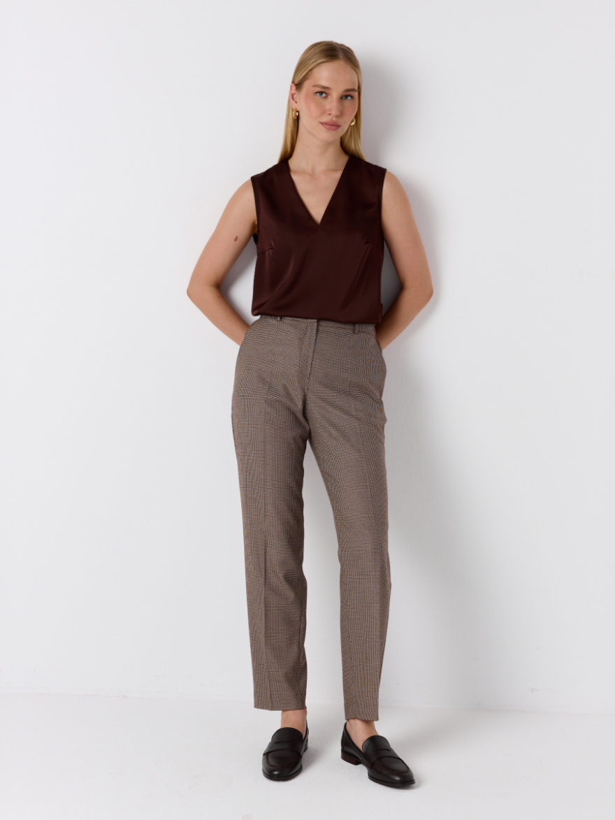 Брюки 2.5.1-107.1-4 (шоколад мелкая лапка) (ELNY) 0