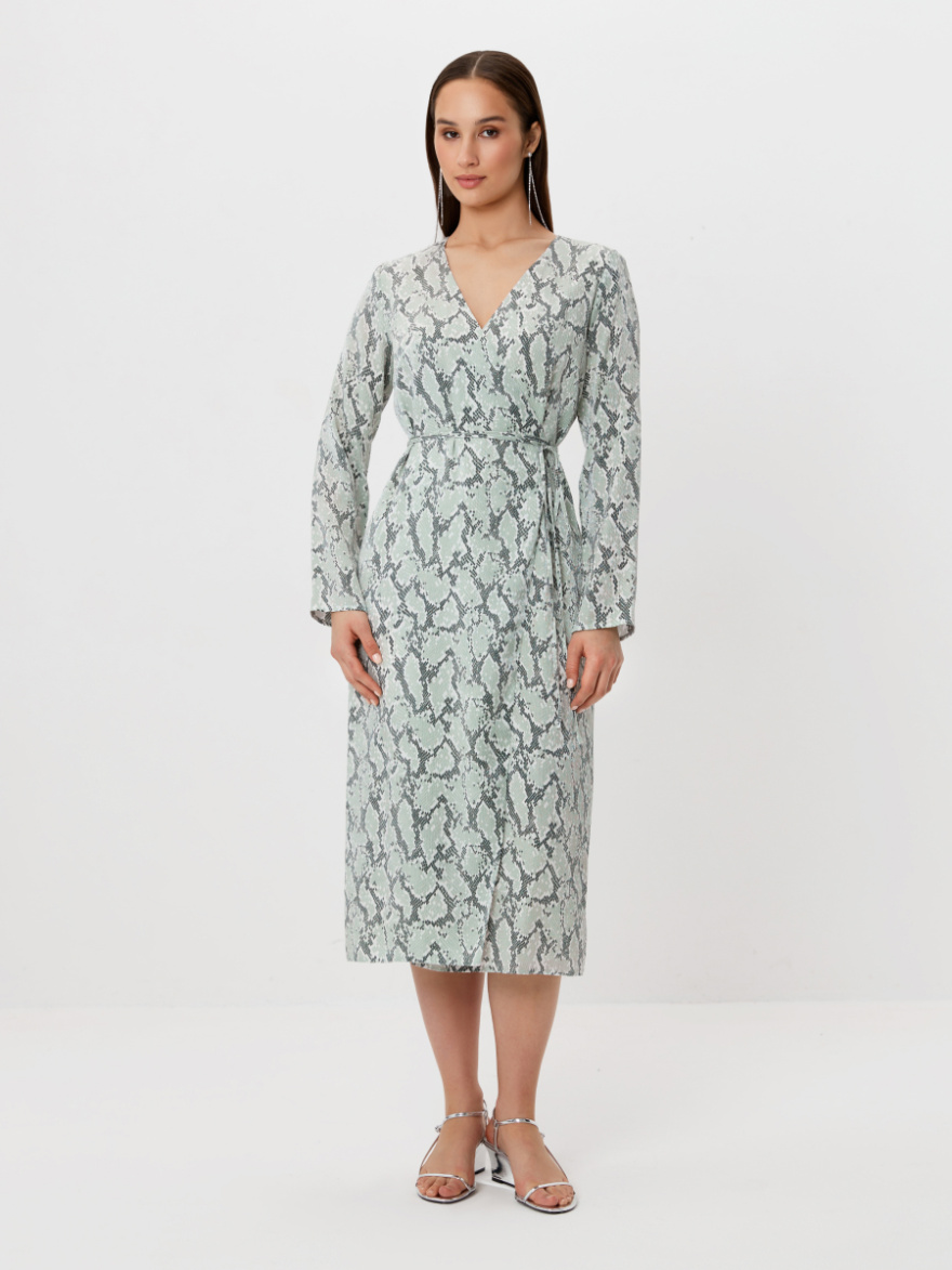Платье 2.1.1-963-4 (принт питон) (ELNY) 0