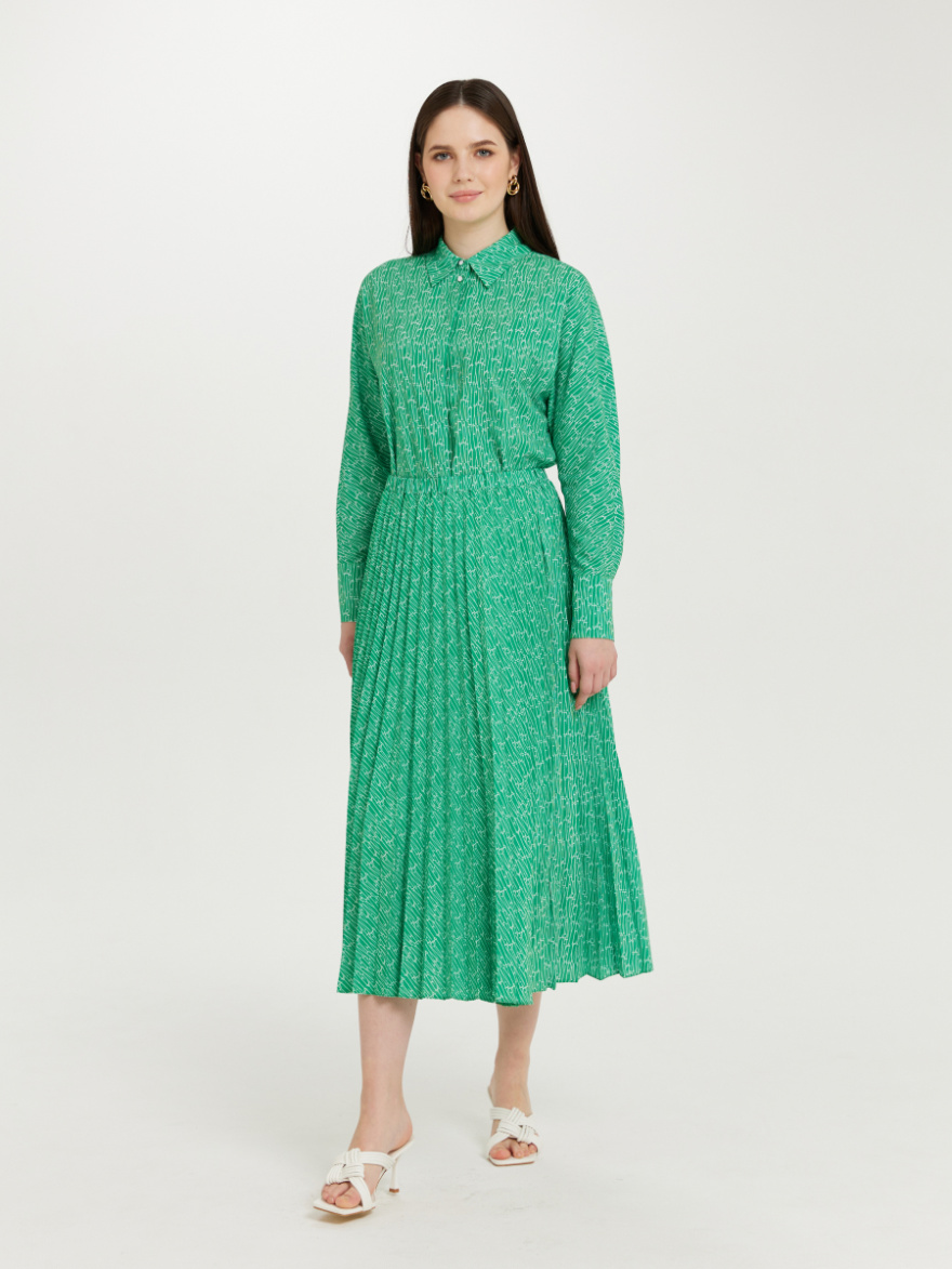 Юбка 2.4.6-72-4 (зеленая монограмма Elny) (ELNY) 0