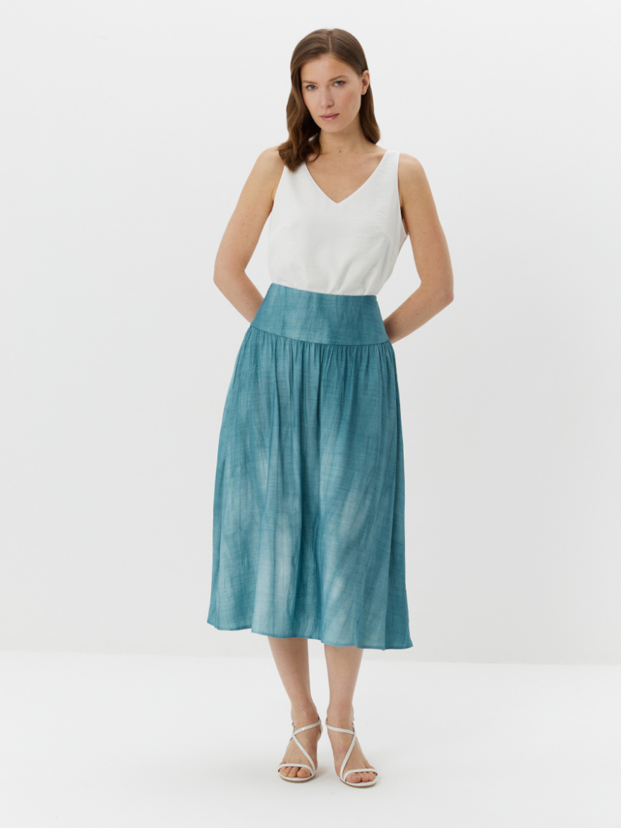 Юбка 2.4.3-843-5 (морская волна) (ELNY) 0