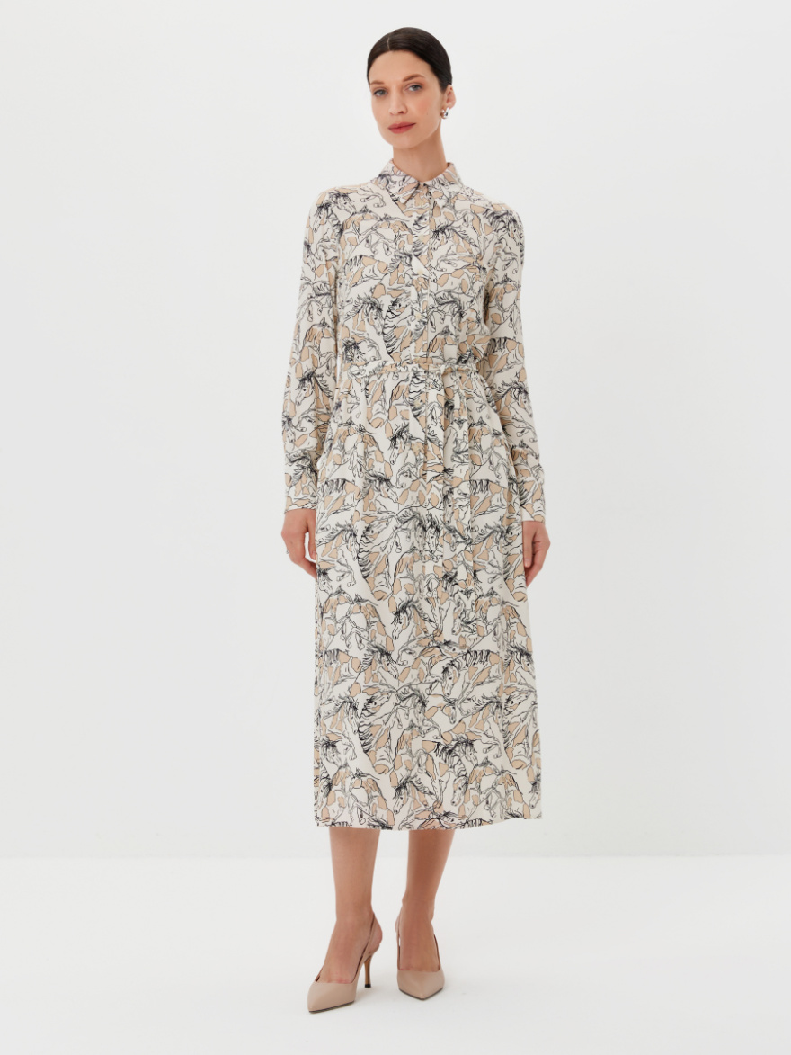 Платье 2.1.1-912.1-4 (принт лошади) (ELNY) 0