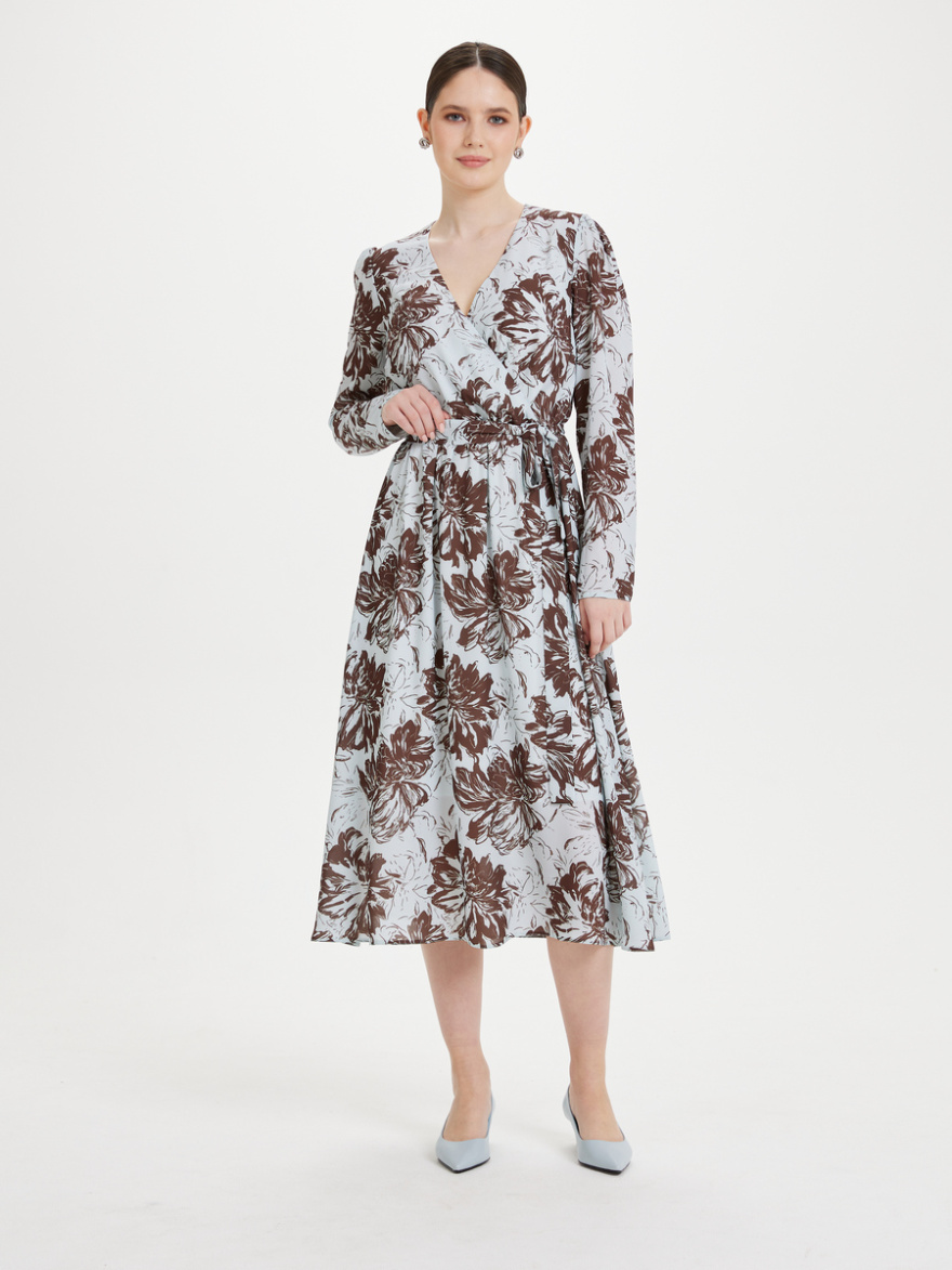 Платье 2.1.1-936-4 (принт пионы) (ELNY) 0