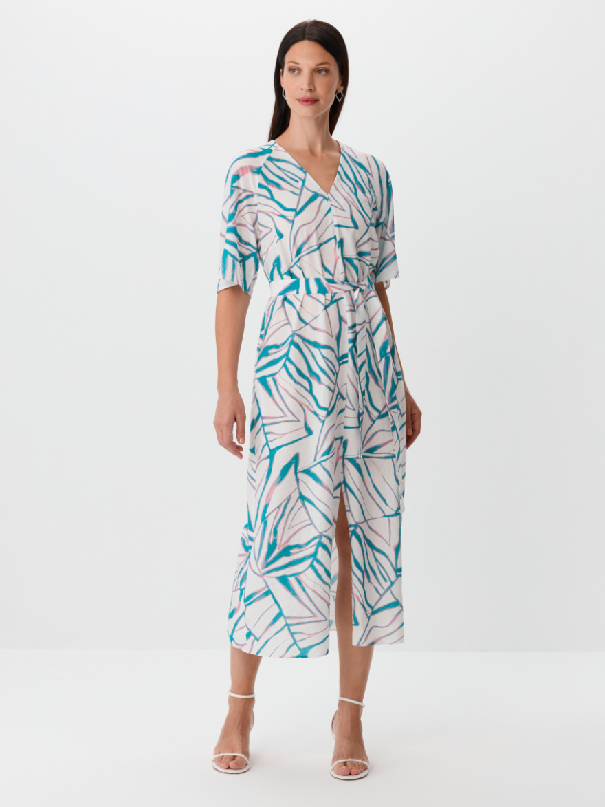 Платье 2.1.3-988-5 (изумрудно-розовый) (ELNY) 0