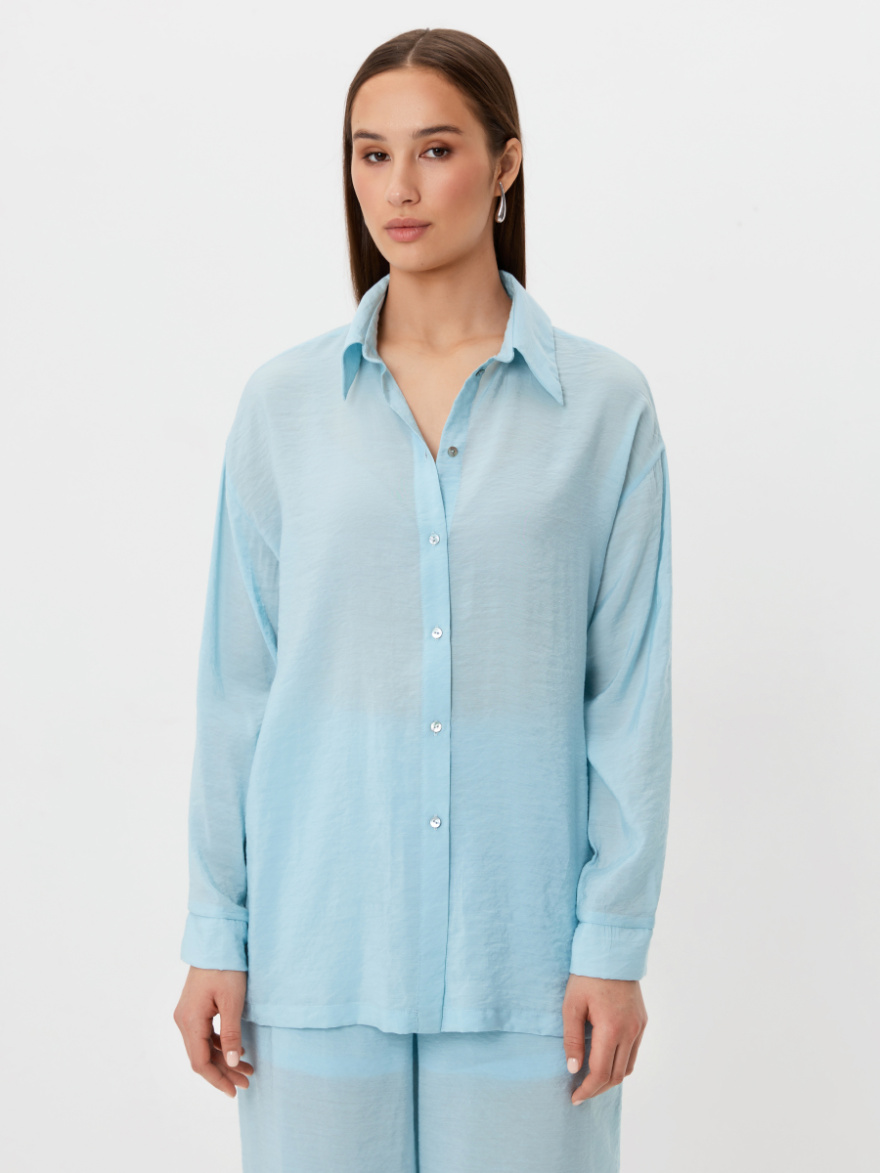 Рубашка 2.73.1-339.1-5 (воздушно-бирюзовый) (ELNY) 0