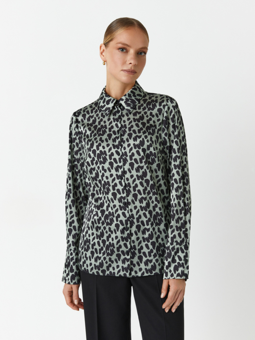 Рубашка 2.73.1-872-4 (принт лео) (ELNY) 0