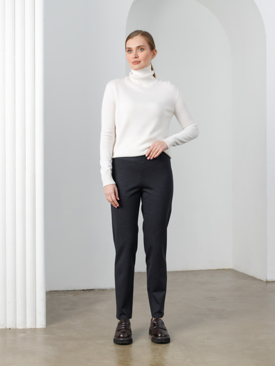 Брюки 4.5.2-6.1-3 (клетка с начесом) (ELNY) 0