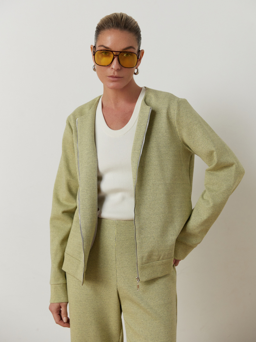 Жакет 4.3.3-142-4 (желто-серая полоска) (ELNY) 0