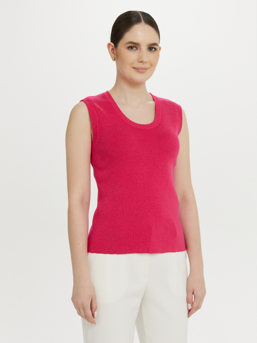 Джемпер 3.DJ.1-182-4 (ярко-розовый) (ELNY) 0