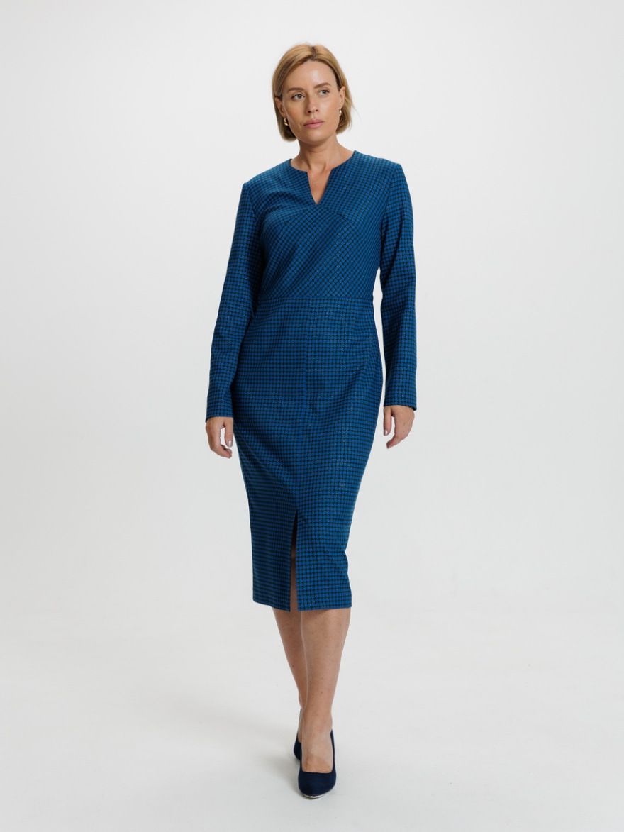 Платье 2.1.1-904-4 (сине-зеленая лапка) (ELNY) 0