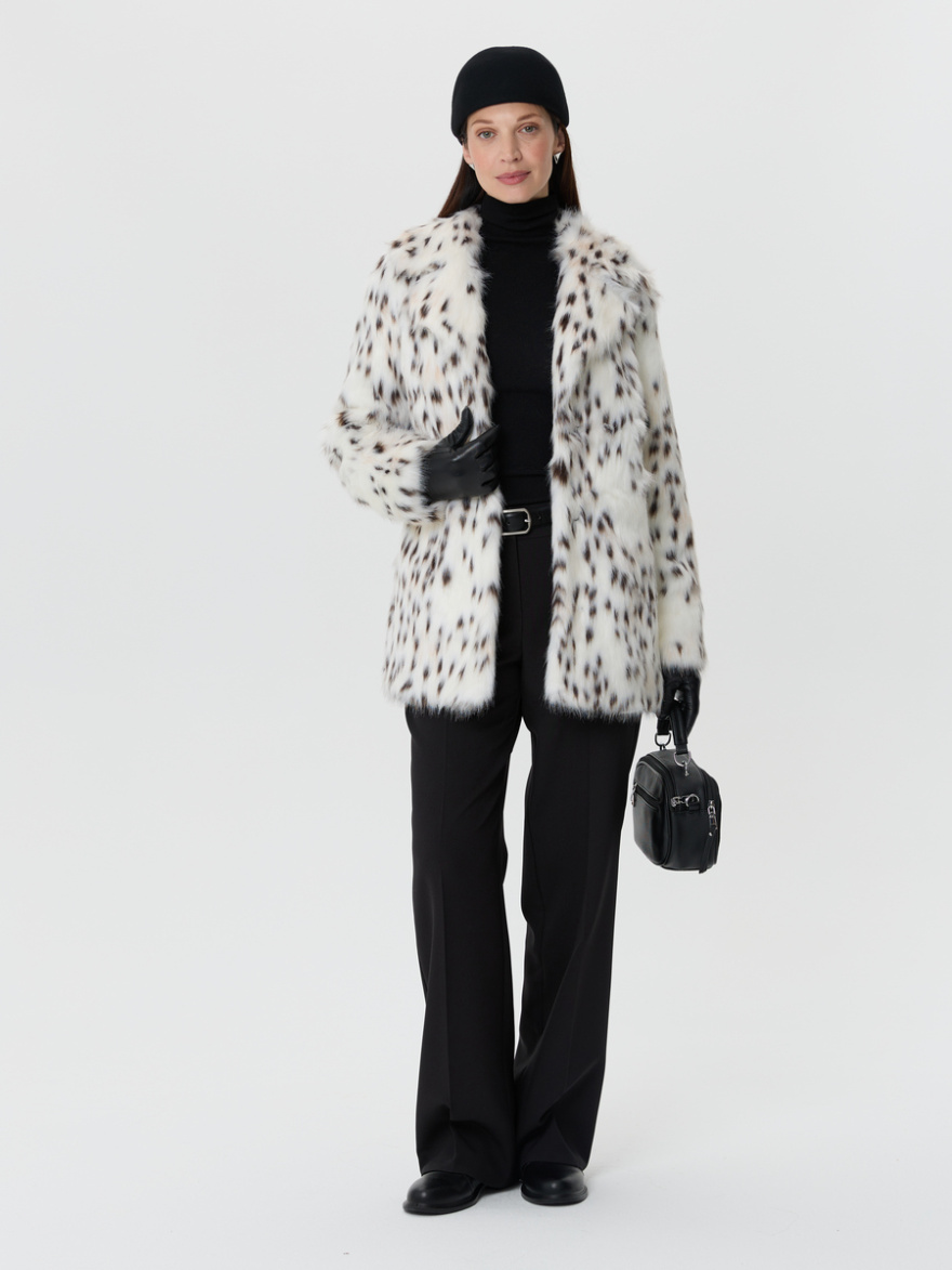 Пальто 233029-1 Рысь коротк 0