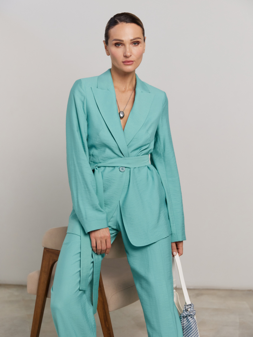 Жакет 2.3.3-863-4 (бирюзовый) (ELNY) 0