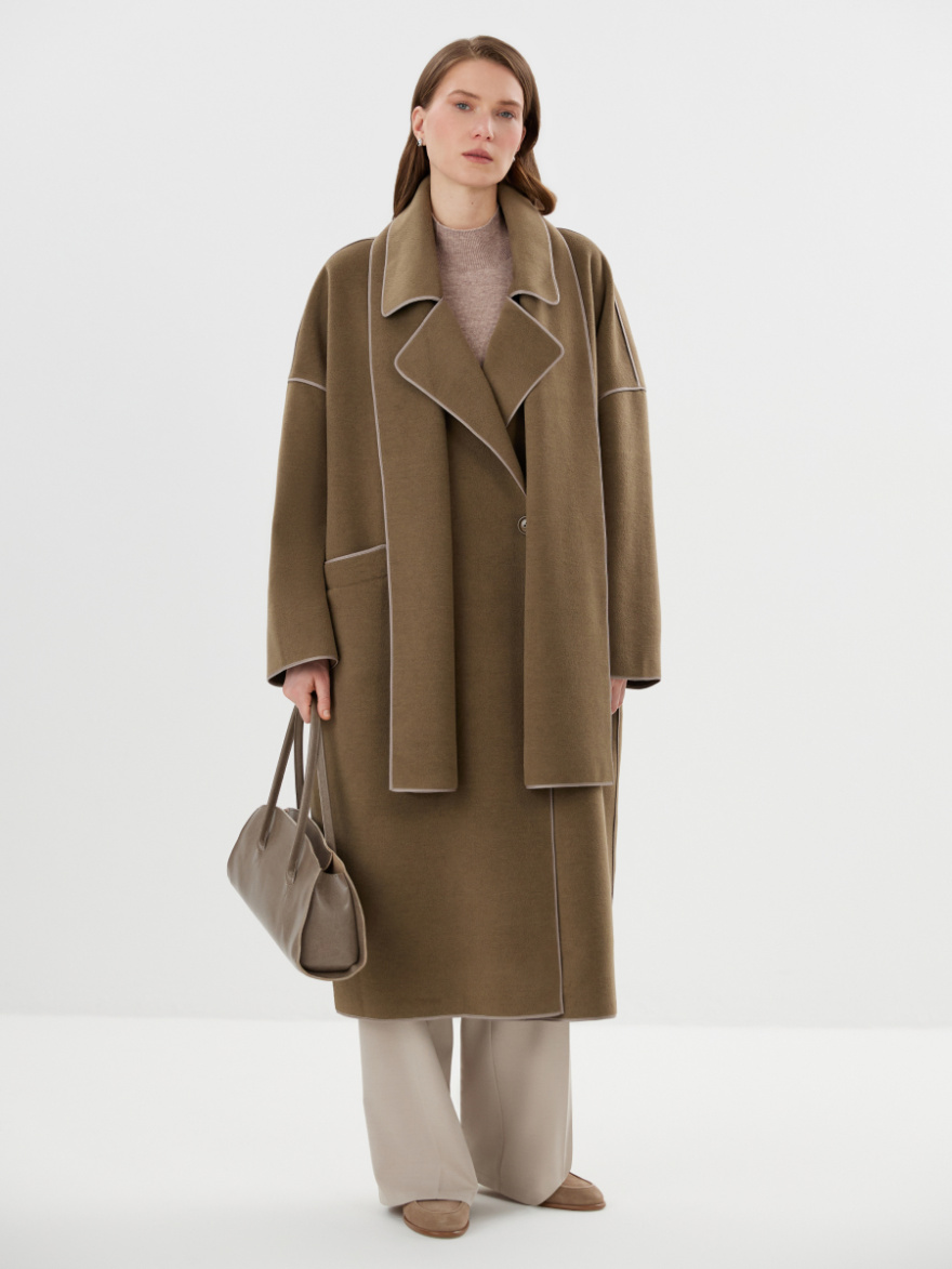 Пальто 1.10.3-7-5 (Олива) (ELNY) 0