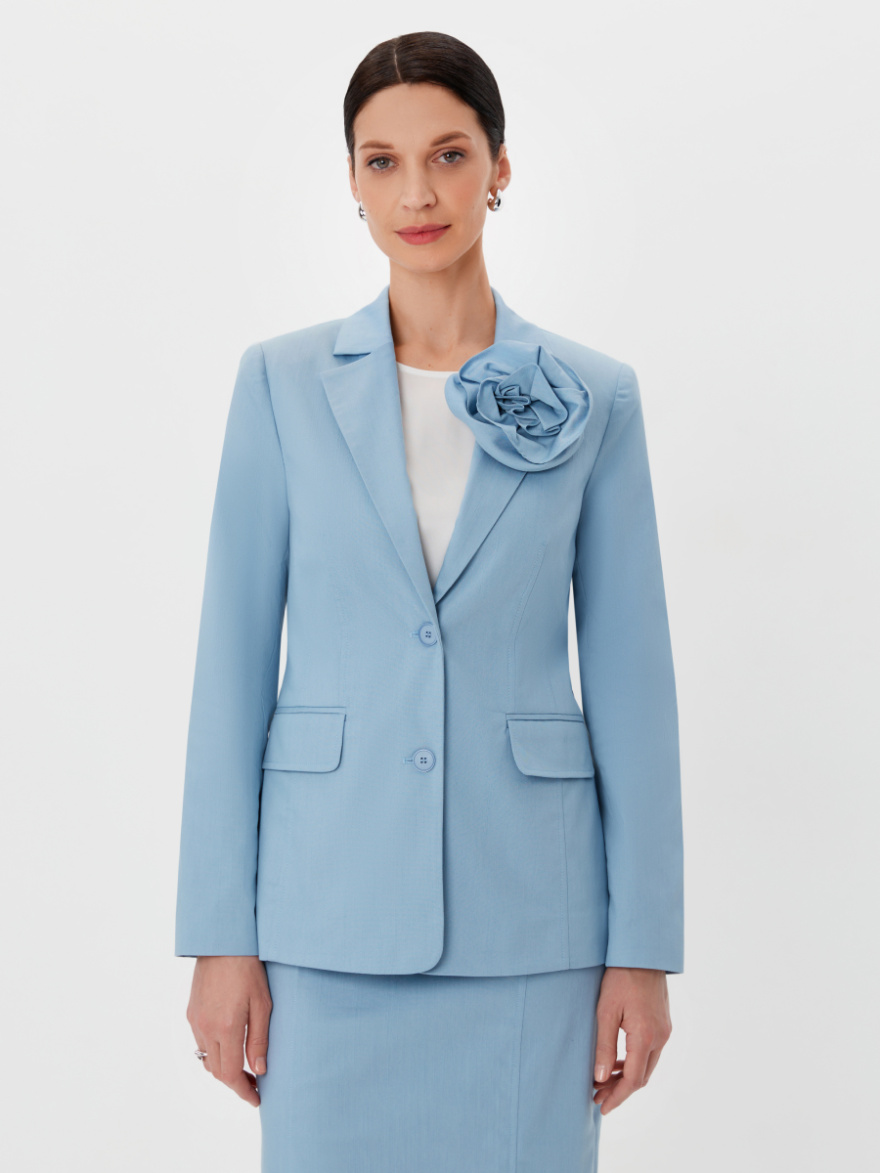 Жакет 2.3.1-894-5 (голубой деним) (ELNY) 0