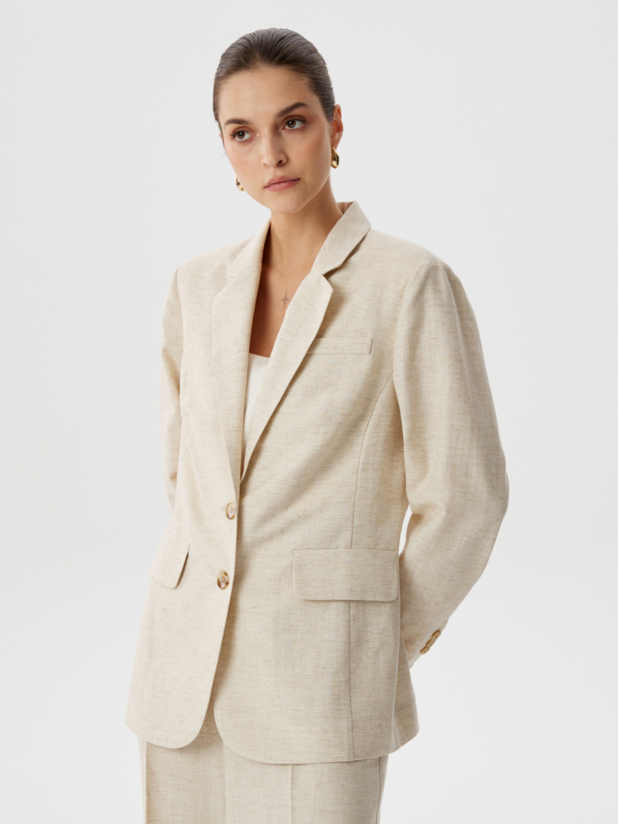 Жакет 2.3.3-941-6 (бежевый меланж) (ELNY) 0