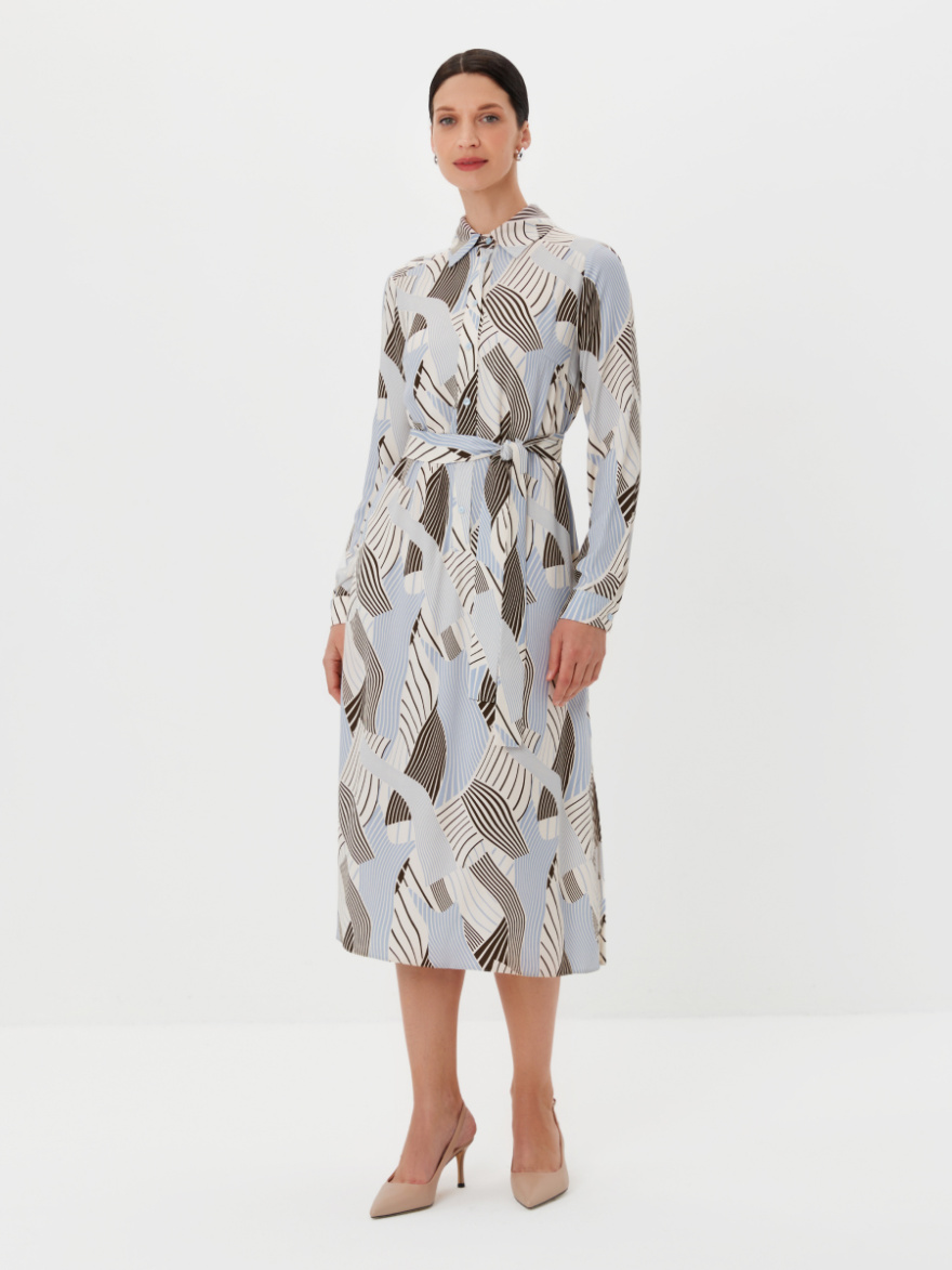 Платье 2.1.2-848-4 (принт геометрия) (ELNY) 0
