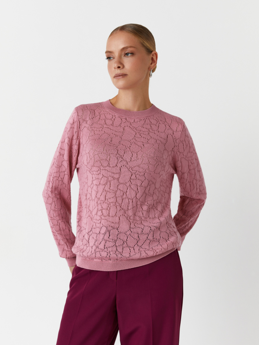 Джемпер 3.DJ.2-174-4 (сухая роза) (ELNY) 0