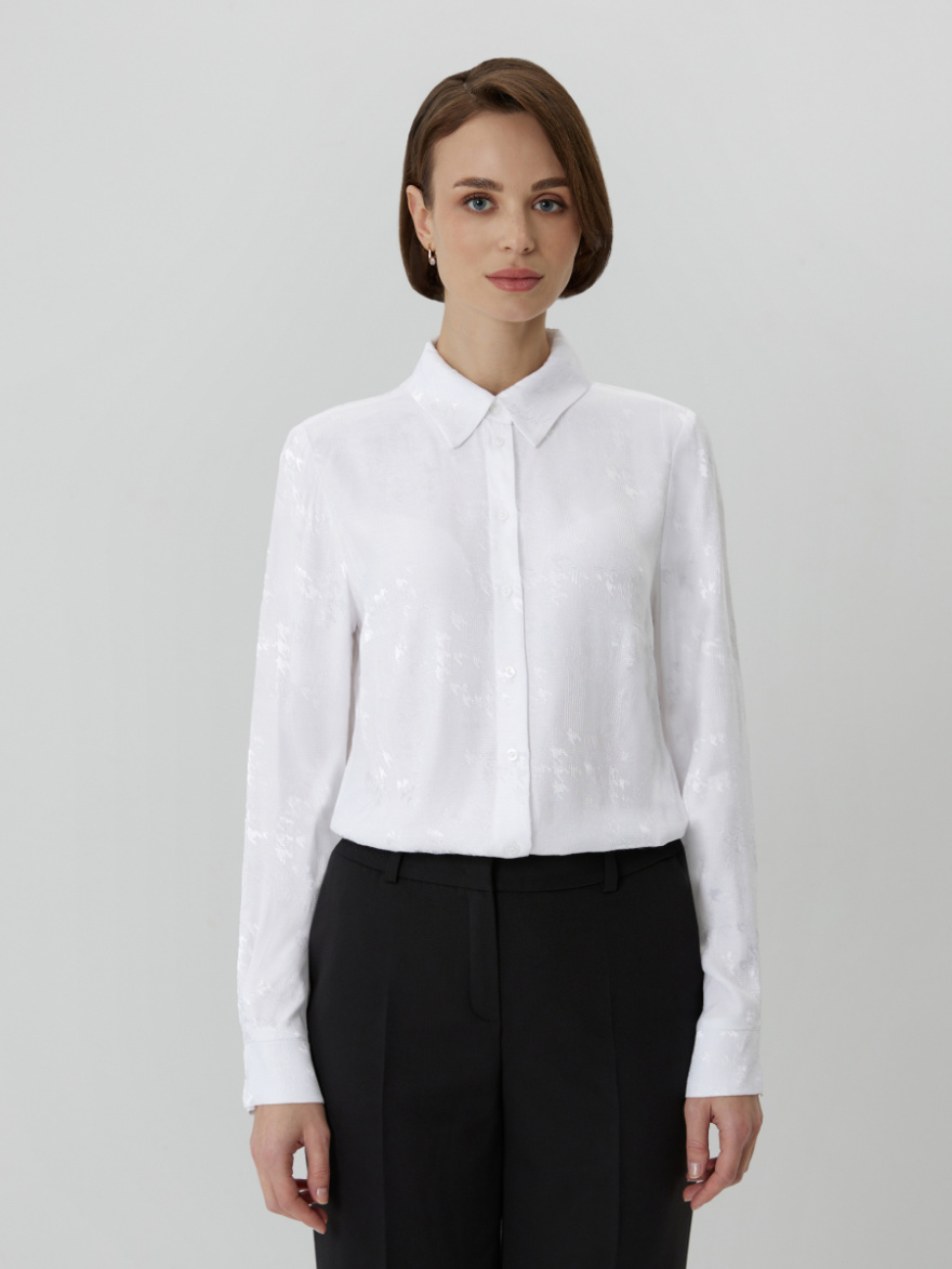 Рубашка 2.73.1-364-4 (белый жаккард) (ELNY) 0