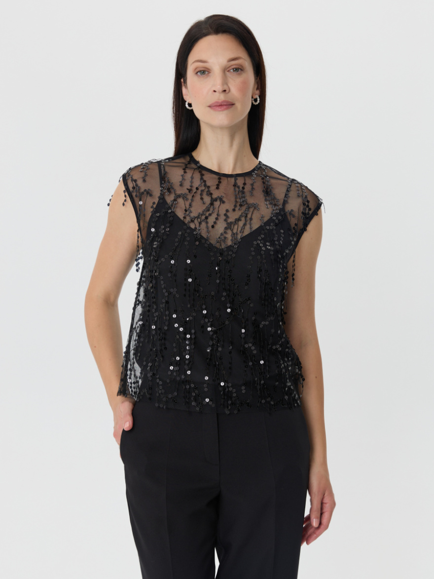 Топ 2.71.3-355.1-4 (мерцающий черный) (ELNY) 0