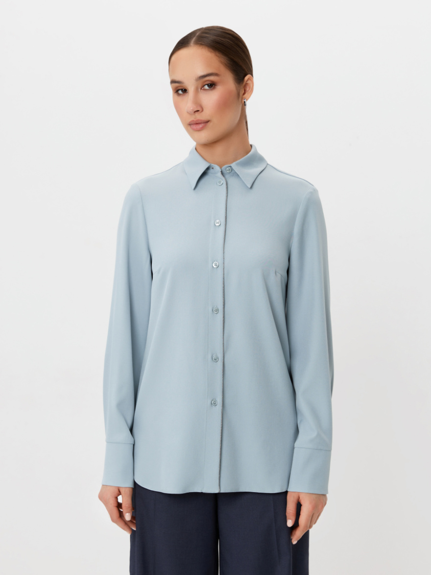 Рубашка 2.73.3-881-5 (серо-голубой) (ELNY) 0