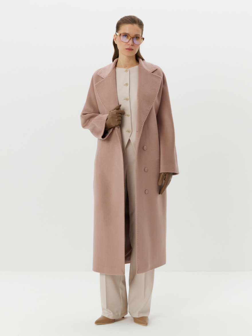 Пальто женское Барбара 120 ш/в, песочный 0