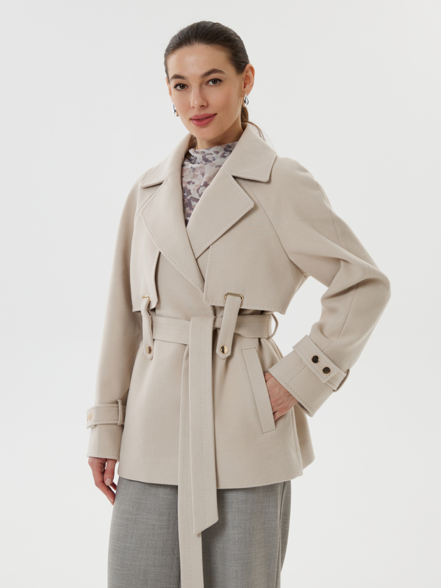 Пальто 1.10.1-28-6 (кремовый) (ELNY) 0