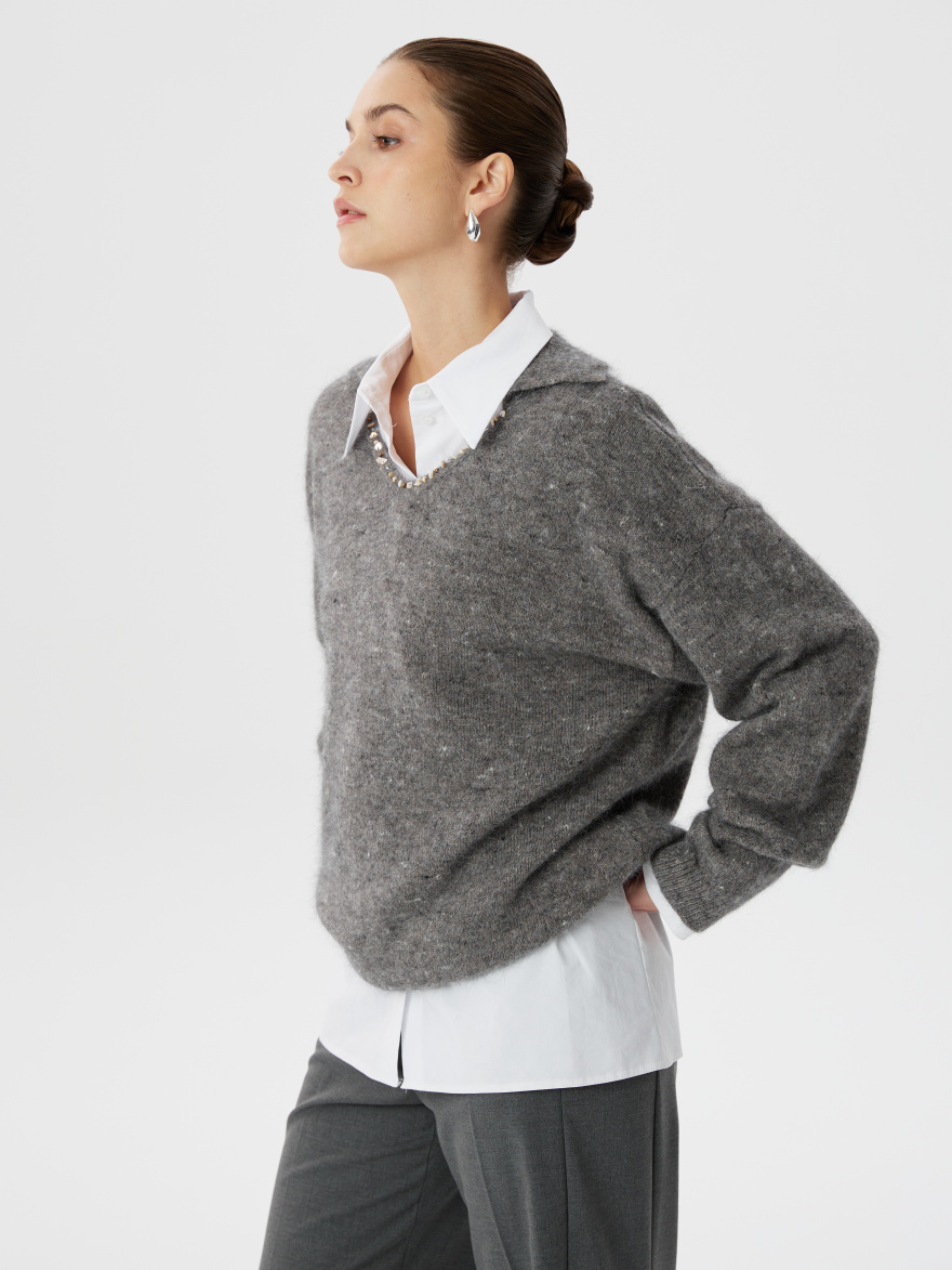 Джемпер 3.DJ.3-222-5 (серый) (ELNY) 0