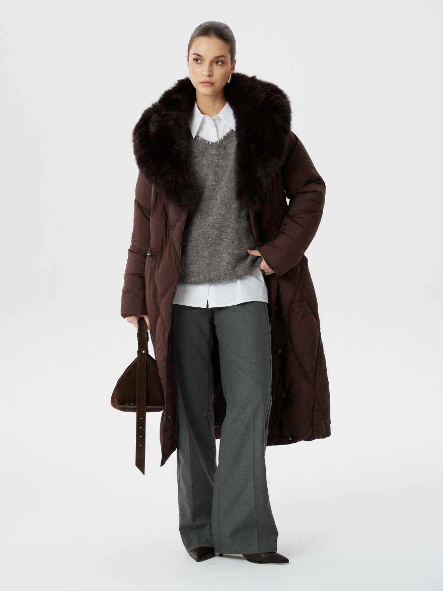 Пальто 1.10.4-8-5 (горький шоколад) (ELNY) 0