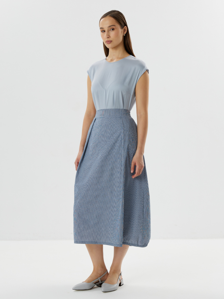 Юбка 2.4.3-879-6 (сине-голубой лепесток) (ELNY) 0