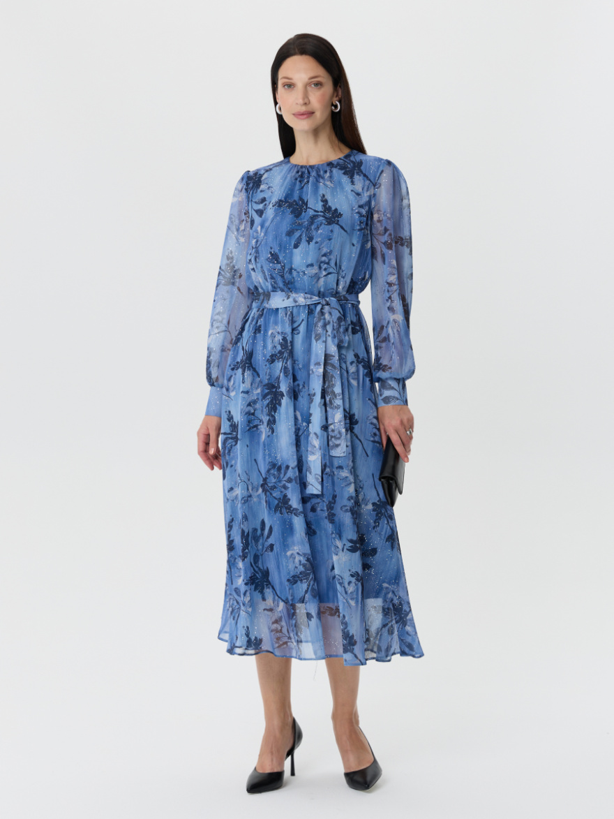 Платье 2.1.1-965-4 (флористические мотивы) (ELNY) 0