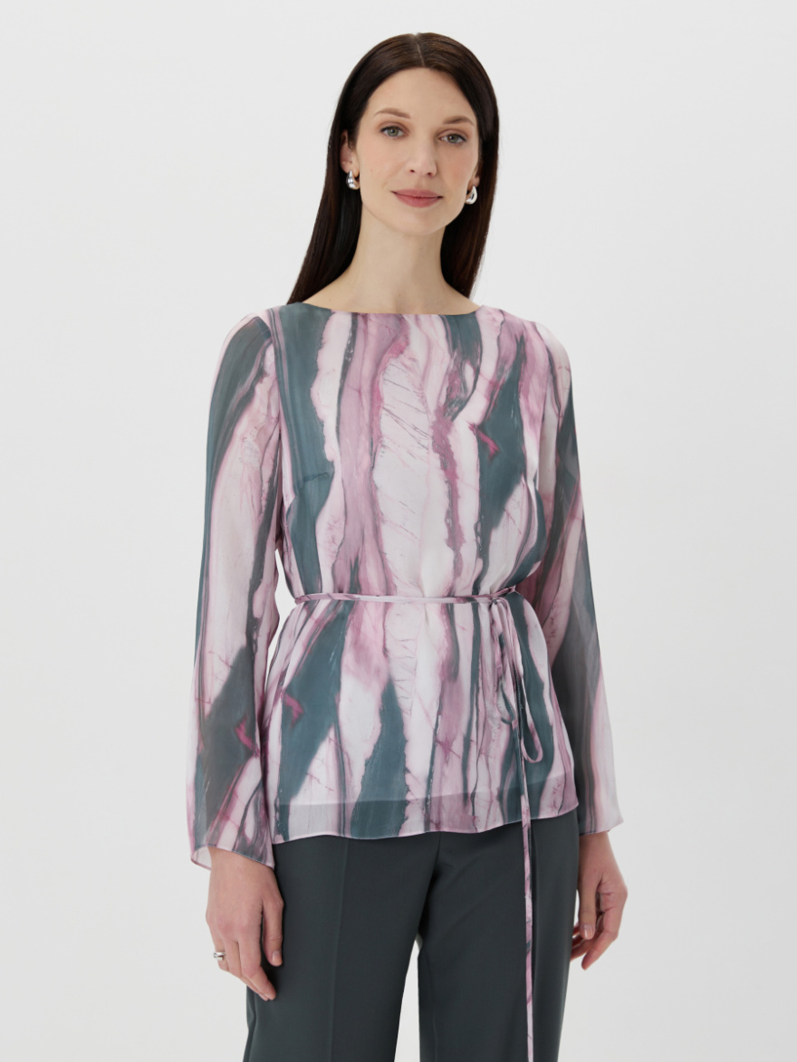 Блузка 2.7.3-895-5 (мрамор) (ELNY) 0