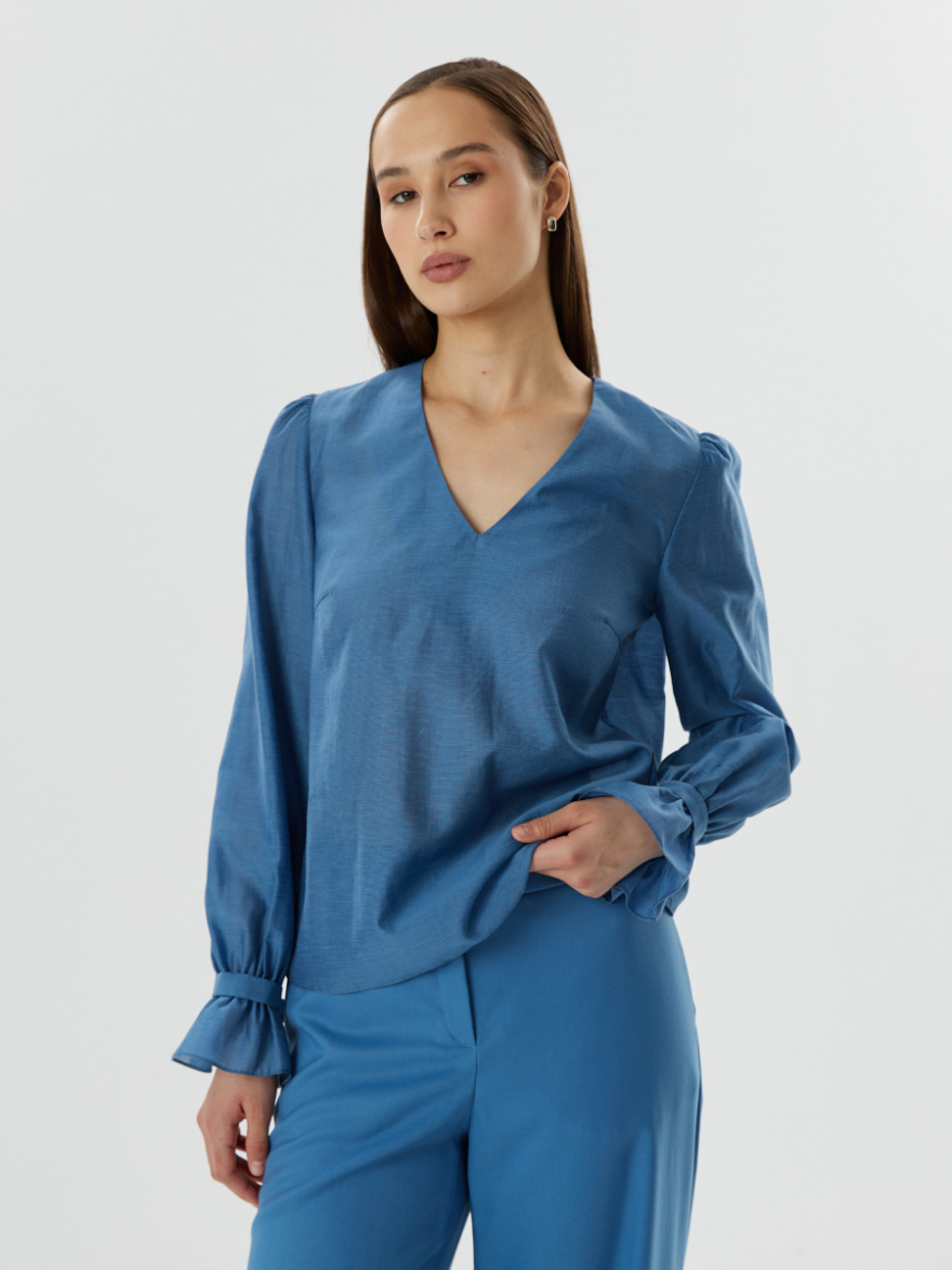 Блузка 2.7.3-911-6 (воздушный синий) (ELNY) 0