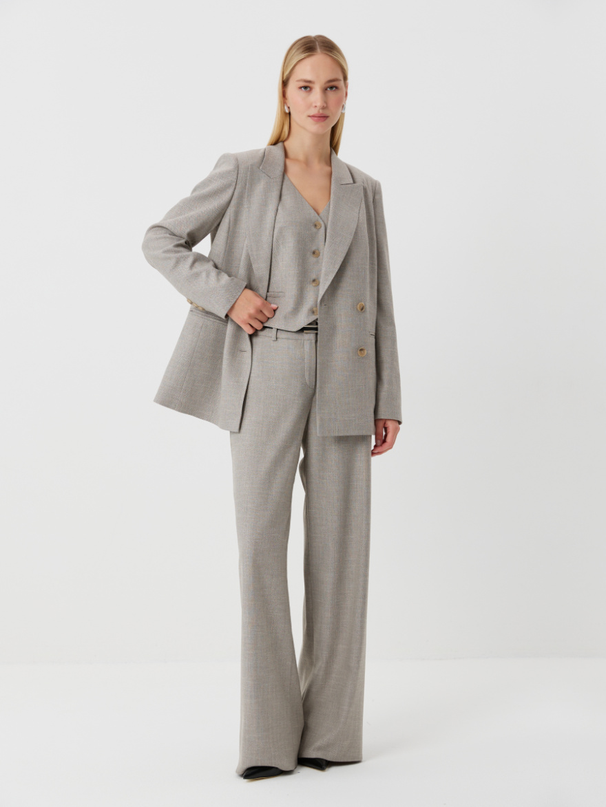 Брюки 2.5.2-260-5 (твид ёлочка) (ELNY) 0