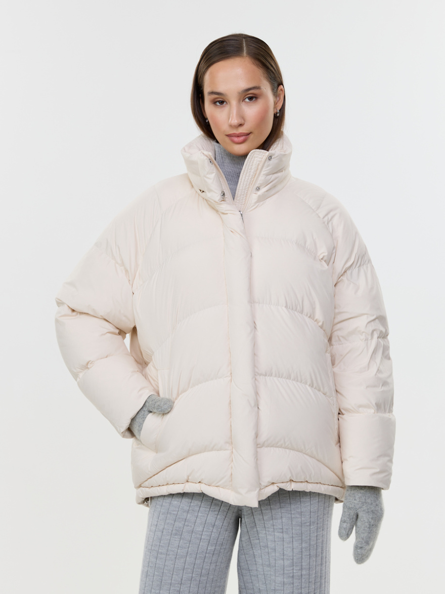 Пуховое пальто Conso WDS 230507 milk 0