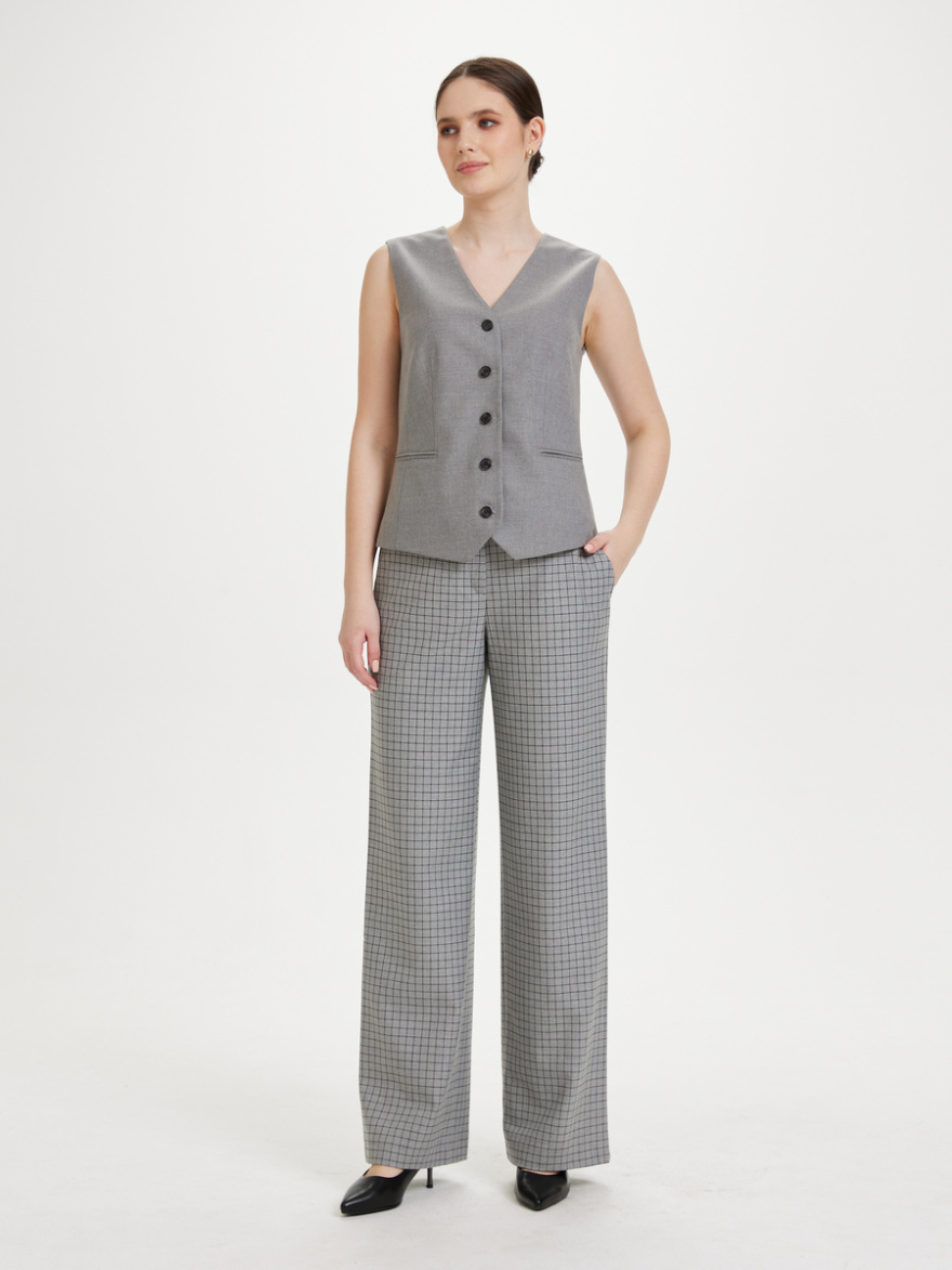 Брюки 2.5.2-222-4 (серый в клетку) (ELNY) 0