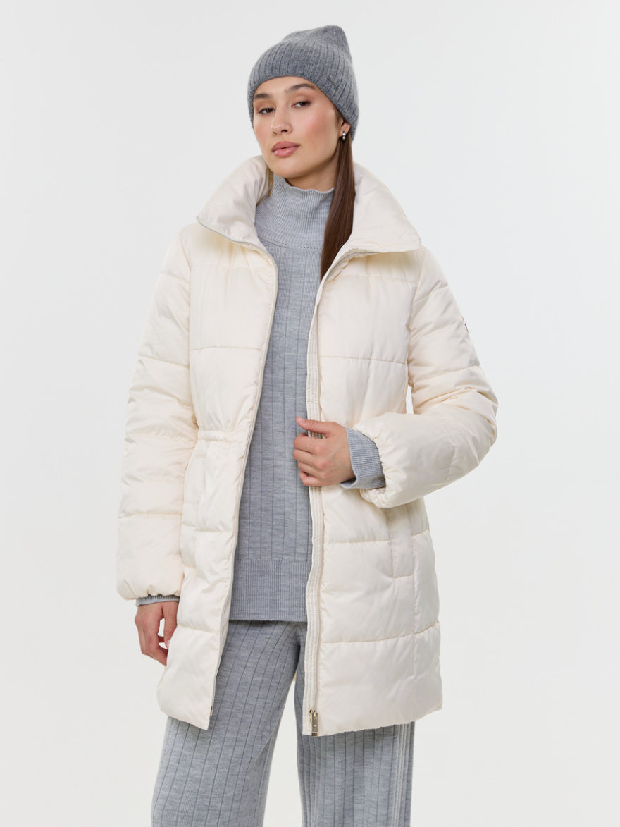 SIA/K24-161 Куртка женская на синтетическом пуху молочный 0
