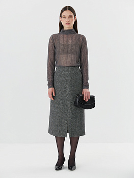 Юбка из твида