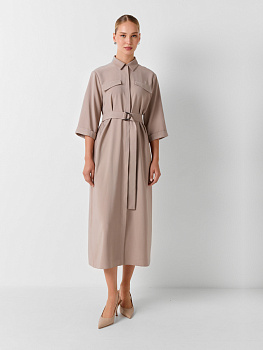 Платье-рубашка из модала