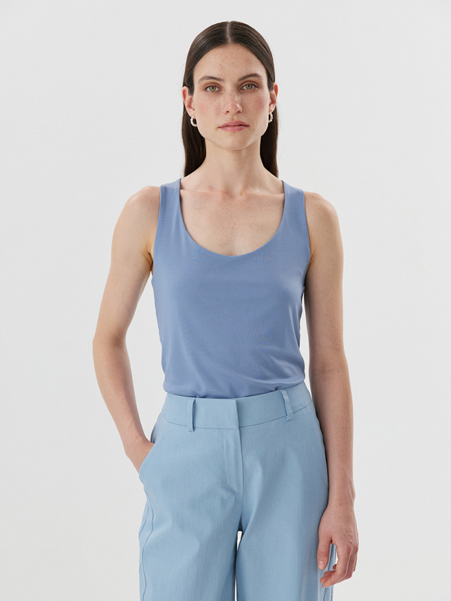 Топ из трикотажа